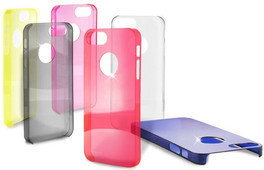 PURO Crystal Cover Etui iPhone 5 (niebieski) IPC5CRYBLUE.