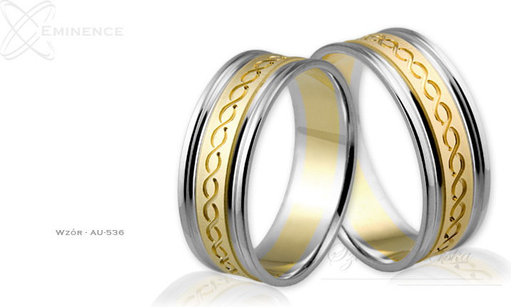Eminence Obrączki ślubne - wzór Au-536