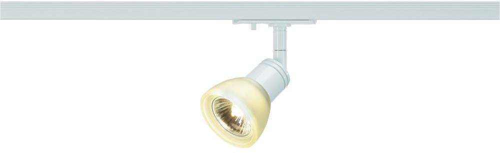 SLV Lampa systemu szynowego jednofazowego 143451 1fazowa Halogen LED GU10 230 V 50 W biały