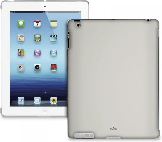 PURO Back Cover - Etui new iPad/iPad 2 (szary) IPAD2S3BCOVERGREY