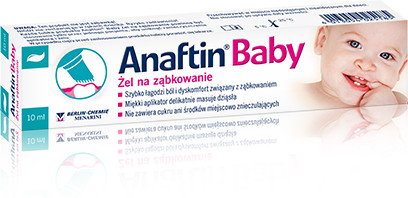 Berlin Chemie AG ANAFTIN BABY ŻEL NA ZˇBKOWANIE 10ml