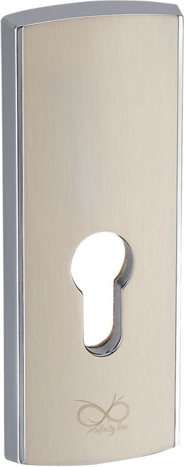 Infinity Line Szyld górny KLAMKI WEJŚCIOWEJ 115mm SATYNA/CHROM RZP 102D