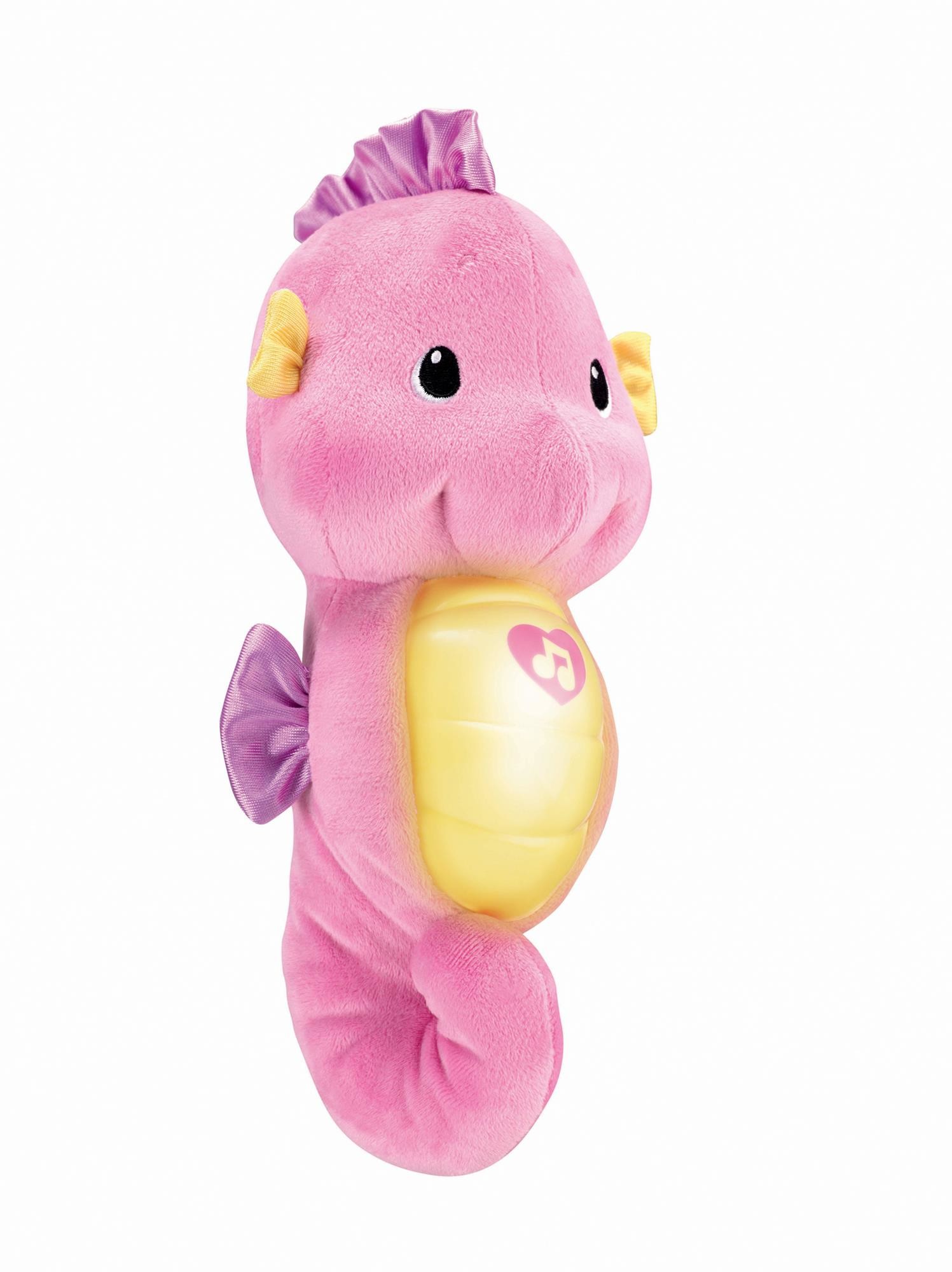 Fisher Price Świecąco grający konik morski różowy DGH83 DGH84
