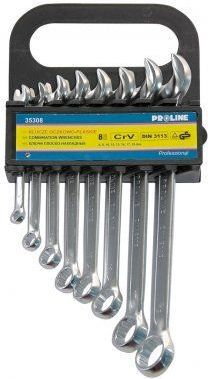Profix Klucze oczkowo-płaski 8szt. 6-19