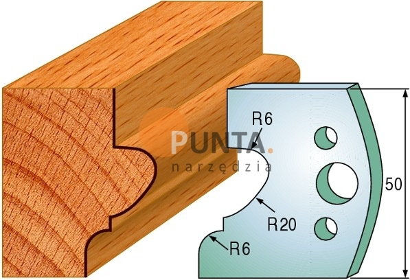 CMT UTENSILI Art. 690.505 - NOŻE I OGRANICZNIKI 50 mm 691.505