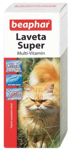 Beaphar Laveta Super Cat - Preparat Na Sierść Dla Kota 50Ml