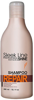 Stapiz PROFESSIONNEL Sleek Line Repair & Shine REPAIR Regenerujący Szampon z jedwabiem 300ml