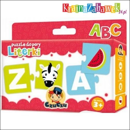 Czuczu Puzzle do pary Literki 3+