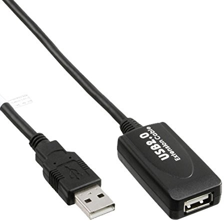 InLine USB 2.0 Aktywny przedłużacz z wtyczką wzmocnienia sygnału 