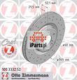 Zimmermann Tarcza hamulcowa 100.3332.52