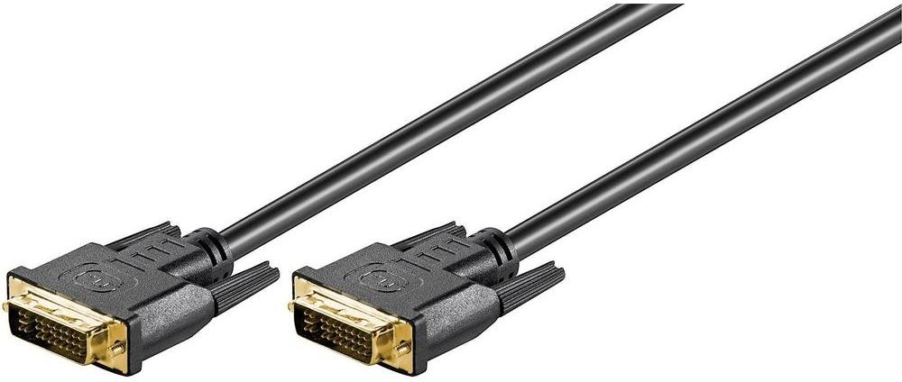 Goobay Kabel DVI 69203 [1x Złącze męskie DVI 24+5-pin 1x Złącze męskie DVI 24+5-pin] 2 m czarny