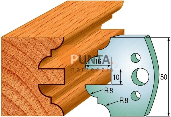 CMT UTENSILI Art. 690.523 - NOŻE I OGRANICZNIKI 50 mm 691.523