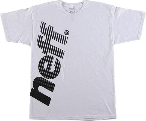 Neff T-shirt męski CORP FADER WHITE