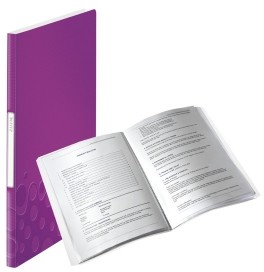 Esselte teczka ofertowa 20 koszulek PP LEITZ WOW fioletowa ES1142-12