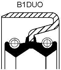 CORTECO Pierscień uszczelniający 01026649B