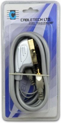 CABLETECH Kabel Scart - 4xRCA1.5 m łezka KPO3419-1.5