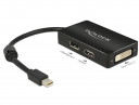 Delock Adapter AV mini DP - DP/HDMI/DVI 24+1 62623