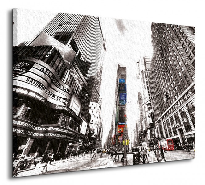 Nice wall Times Square Vintage (New York) - Obraz na płótnie CS0703