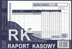 MICHALCZYK Prokop Raport kasowy A5 80 kartek 411-3
