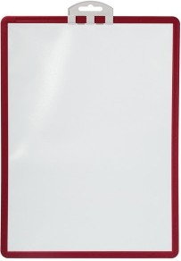 DURABLE SHERPA - tablica informacyjna A4 na statywie, czerwona