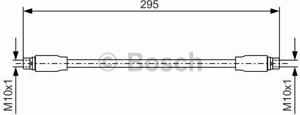 Bosch Przewód hamulcowy elastyczny 1 987 476 717