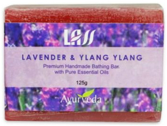 Lass Naturals Mydełko Z Lawendą i Ylang Ylang 125g