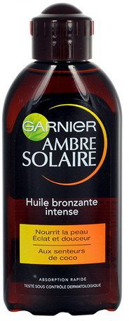 Garnier Ambre Solaire olejek do opalania SPF 2 Huile Bronzante Intense 200ml