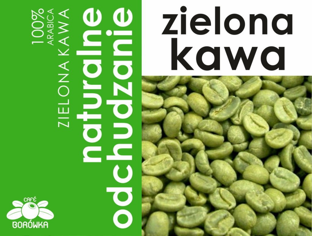 CafeBorówka ZIELONA KAWA MIELONA SLIM 250 G GREEN COFFEE DETOX