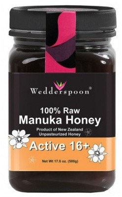 Miód Manuka Kfactor 16+ Raw 500g - WEDDERSPOON 4545