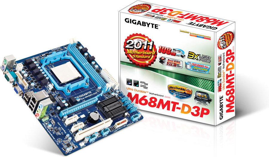 Gigabyte GA-M68MT-D3P