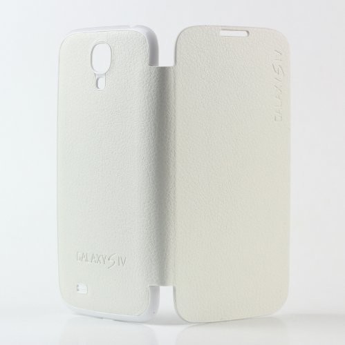 Flip Cover Klapa xubix Galaxy S4 (PU) Leder osłona wyświetlacza Samsung i9500/i9505 biała
