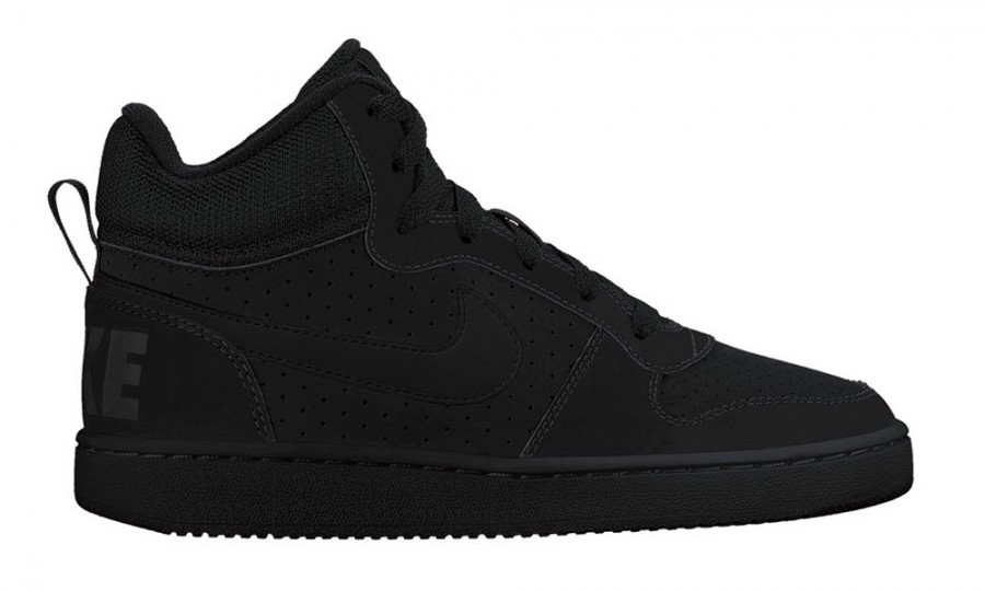 Nike Court Borough Mid GS 839977-001 czarny