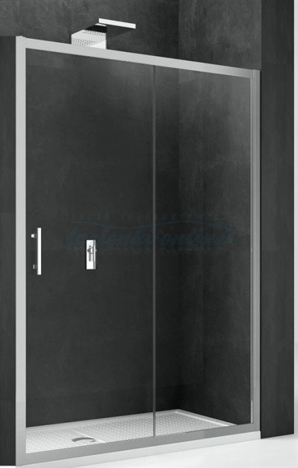 Zdjęcia - Ścianka prysznicowa Novellini Kali 2P+F Drzwi przesuwne wnękowe 104-110x195 cm szkło przezrocz 