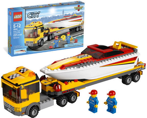 LEGO City Transporter motorówek 4643
