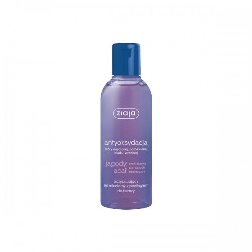 Ziaja jagody acai oczyszczający żel micelarny z peelingiem do twarzy 200ml 7067663