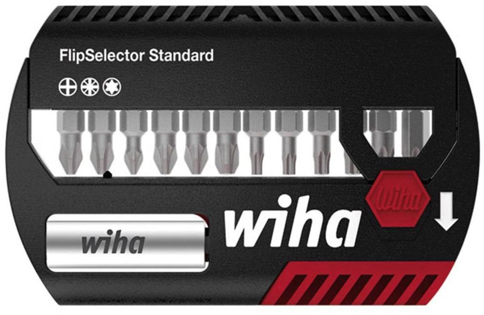 Wiha FlipSelector 39040, krzyżakowy Phillips, krzyżakowy Pozidriv, TORX, stal chromowo-wanadowa, 13 szt.