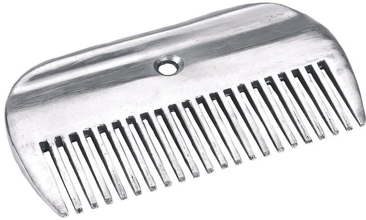 Grzebień aluminiowy do grzywy