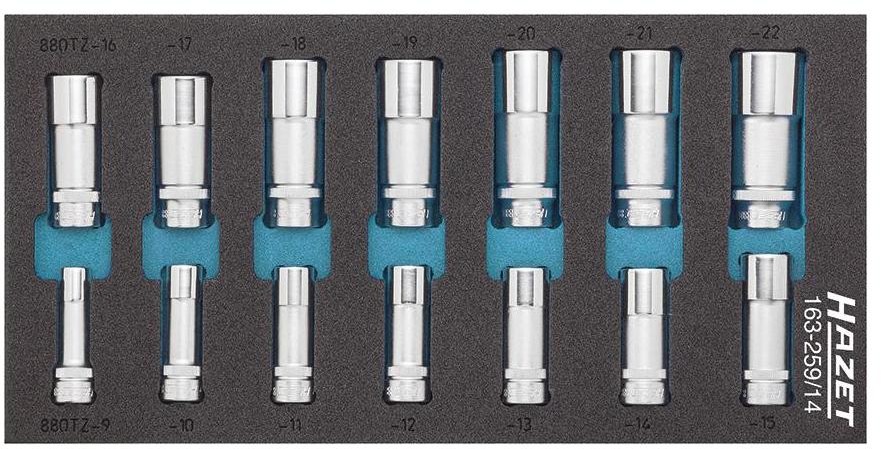 Hazet Zestaw wkładek do kluczy nasadowych 3/8