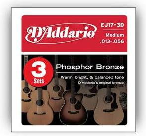 DAddario D´Addario EJ17-3D struny do gitary akustycznej