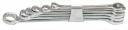 Toya Klucze płaskowo-oczkowy 20szt. clip 6-32mm 51645