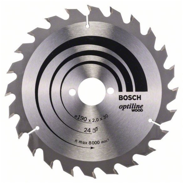 Bosch Piła tarczowa 190 x 30 mm 24 zęby