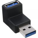 InLine Adapter USB Typ A męski - A żeński kątowy 90stopni 35300R