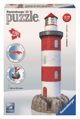 Ravensburger Puzzle : Puzzle puzzle 3D - Przybrzeżna Latarnia Morska, 216
