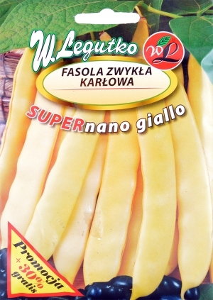 Legutko FASOLA ZWYKŁA KARŁOWA Supernano giallo W. 40g ogr000184