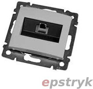 Legrand VALENA - GNIAZDO Telefoniczne ISDN 1XRJ45 ALUMINIUM 770141