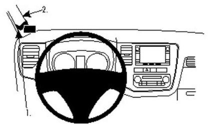 Brodit ProClip 804818 Left mount do Mitsubishi Outlander 13  14 7320288048185