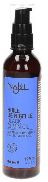 NAJEL Olejek z Czarnuszki 100% ECOCERT 125ml