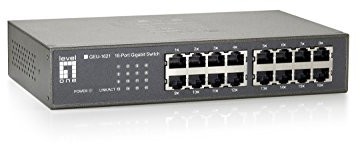 LevelOne Level One GEU-1621 Gigabit Switch (16-Port) 4015867164914