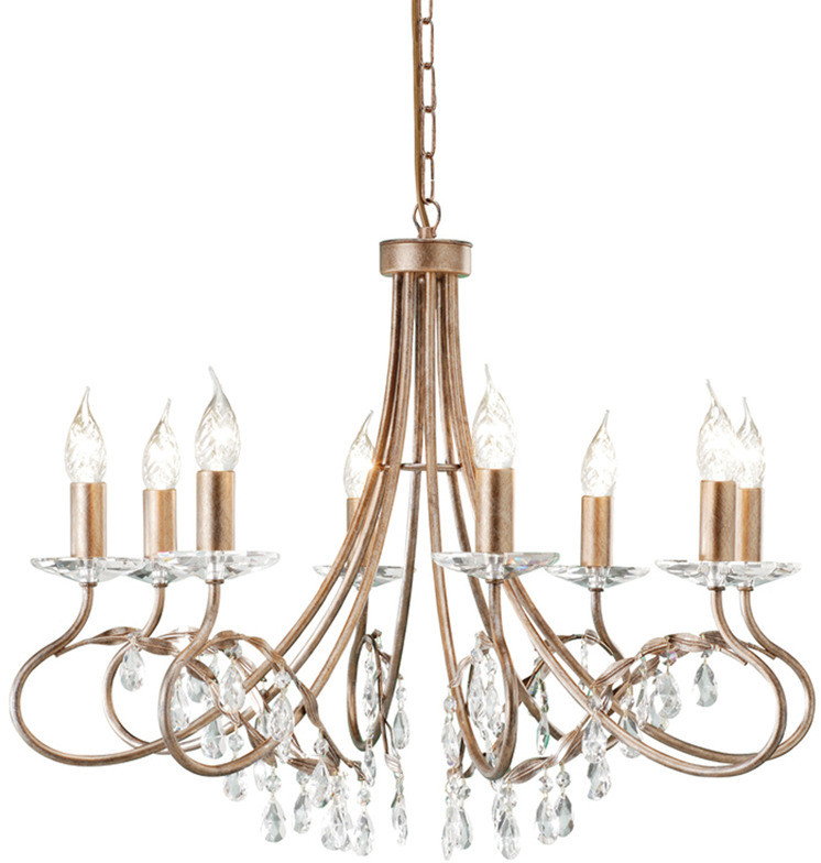 Elstead Lighting Christina CRT8 8 CRT8 Srebrny/GOLD