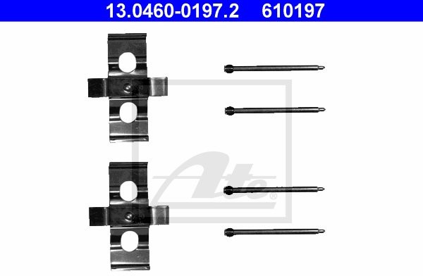 ATE ZESTAW INST KLOCKA HAM  13.0460-0197.2 MERCEDES W126 500 SE,SEL 89-91